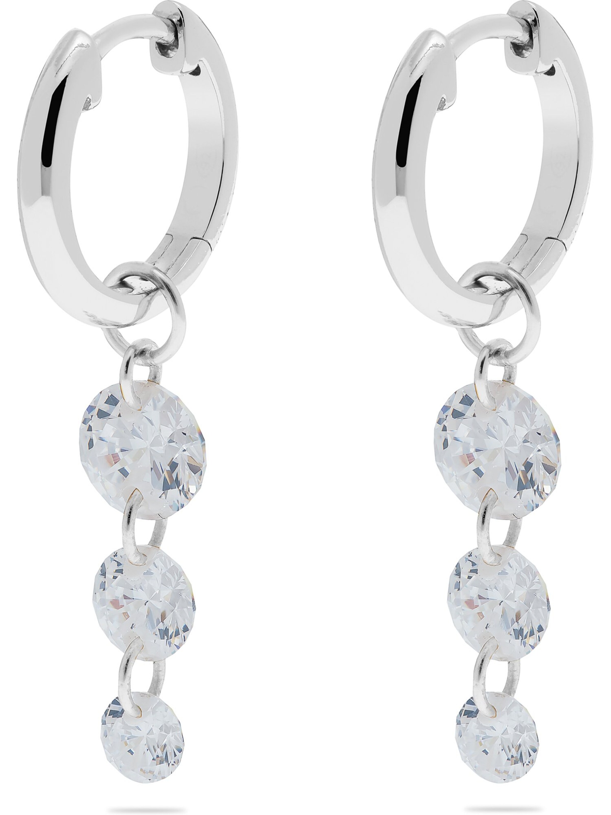 CHRIST Ohrringe in Silber: Vorderseite