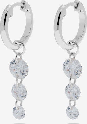 CHRIST Earrings in Silver: front