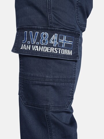 Jan Vanderstorm Loosefit Tiefbundjeans ' Arnor ' in Blau