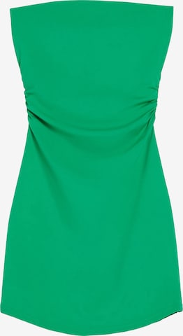 Bershka Obleka | zelena barva: sprednja stran