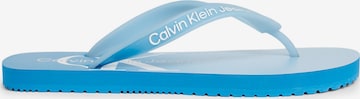 Tongs Calvin Klein Jeans en bleu