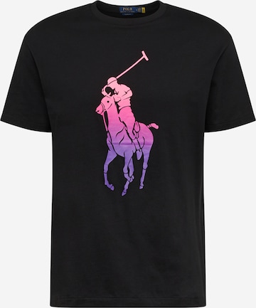 T-Shirt Polo Ralph Lauren en noir : devant