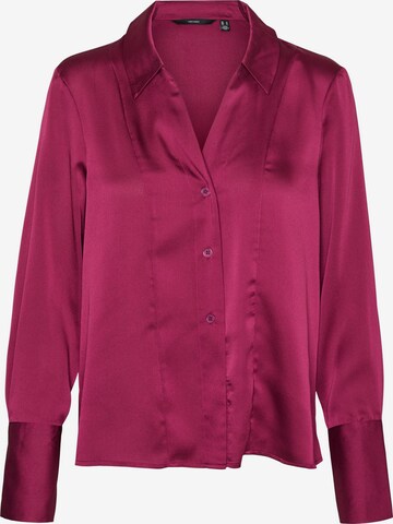 VERO MODA - Blusa 'Tam Tonja' em roxo: frente