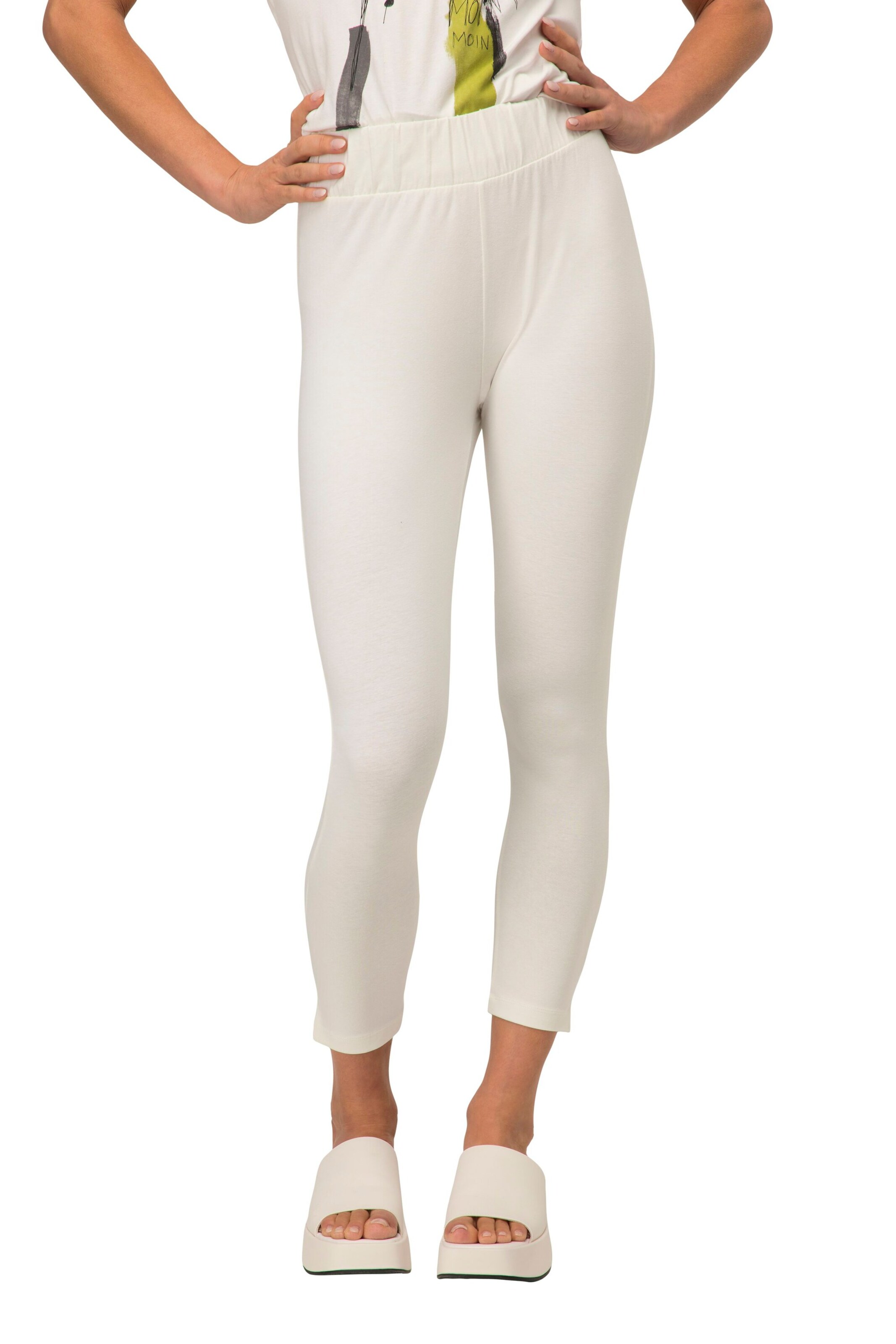 LAURASØN Skinny Leggings in Weiß: Vorderseite
