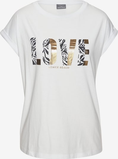 VENICE BEACH Camiseta en XS en oro / negro / blanco, Vista del producto