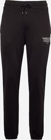Effilé Pantalon Tommy Jeans en noir : devant