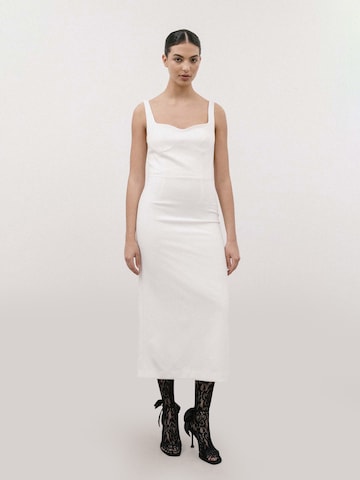 4TAILORS Šaty – bílá: přední strana