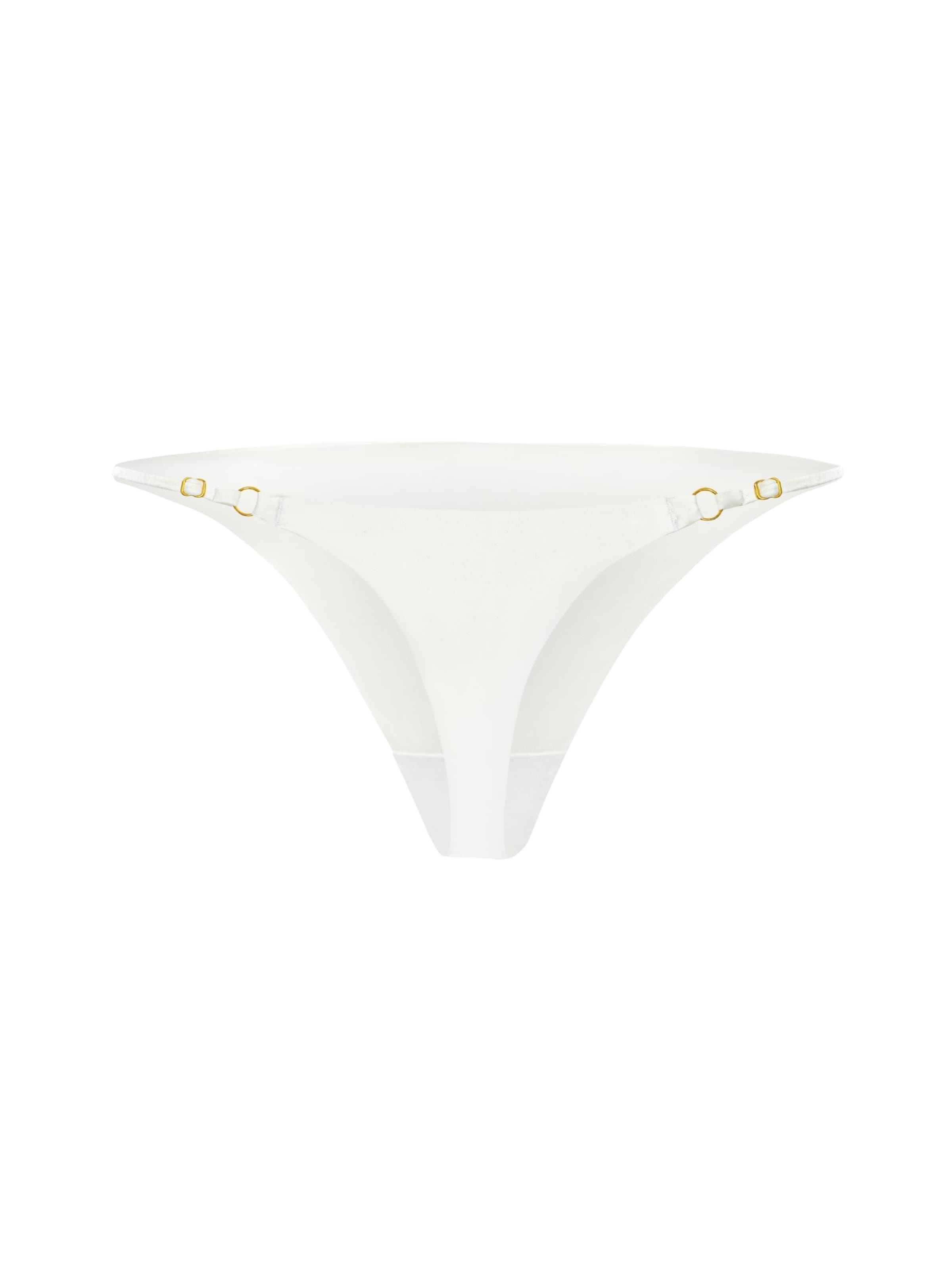 EKCENTRIK - Tanga 'Sating Thong White' en blanco