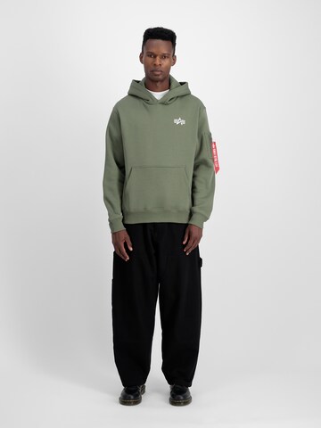 ALPHA INDUSTRIES Tréning póló - zöld