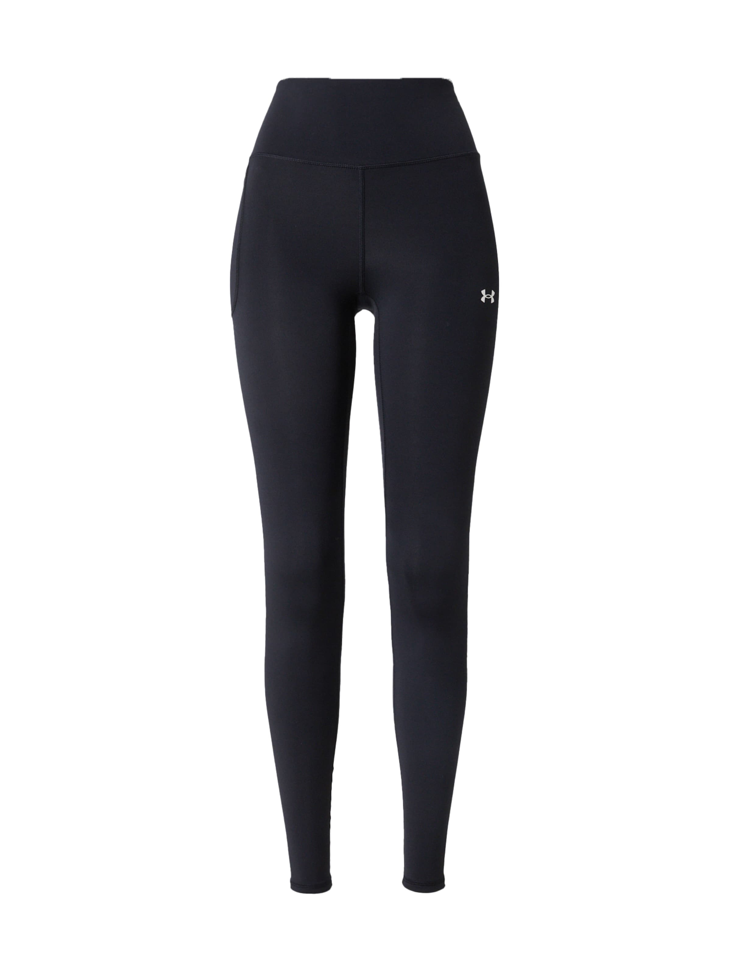 UNDER ARMOUR Workout Pants 'Motion' in Black: front