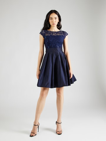 SWING Cocktail Dress in Blue: front