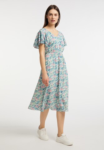 Usha Summer Dress in Blue