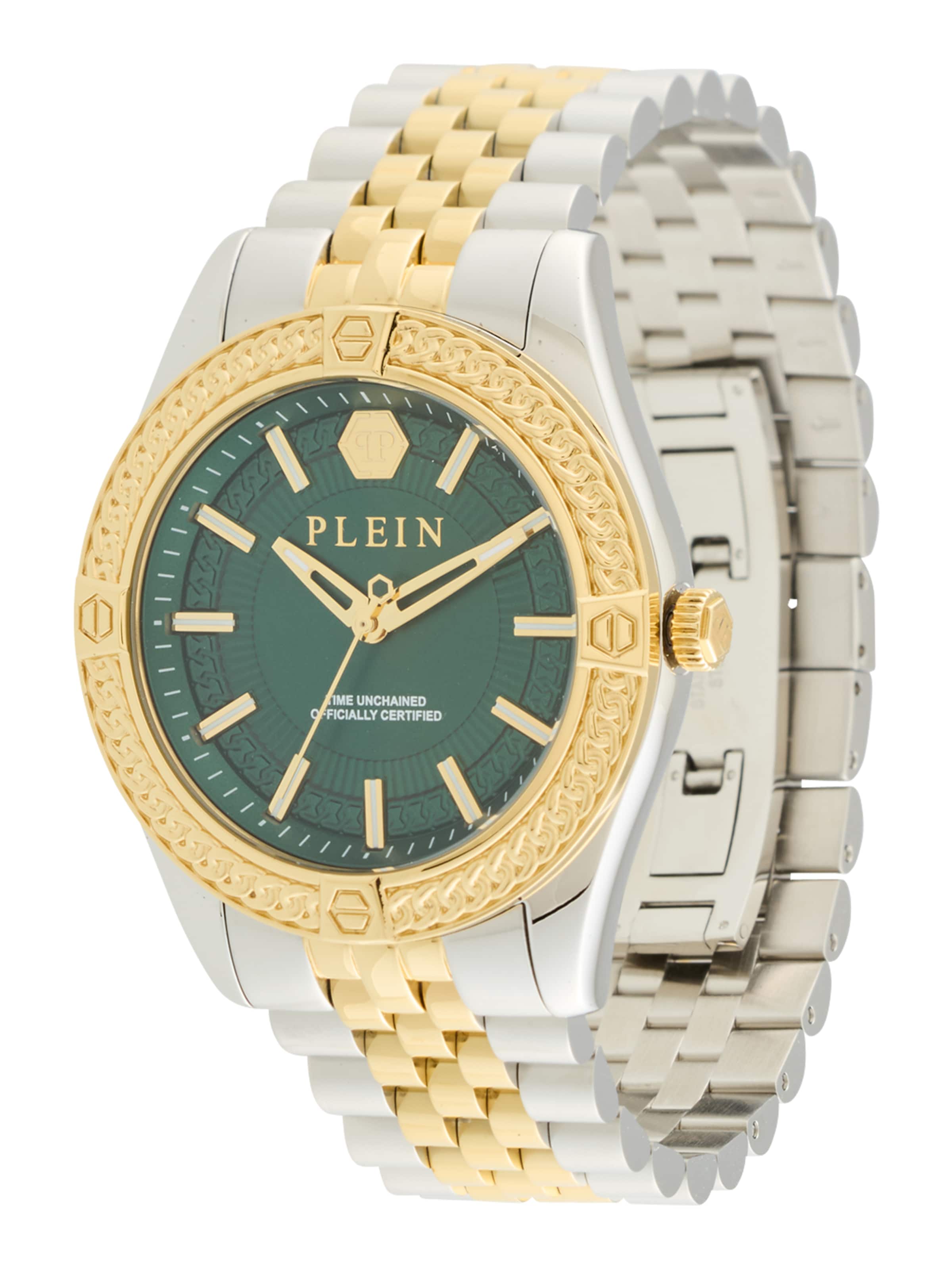 Philipp Plein Watches Analoog horloge in Zilver: voorkant