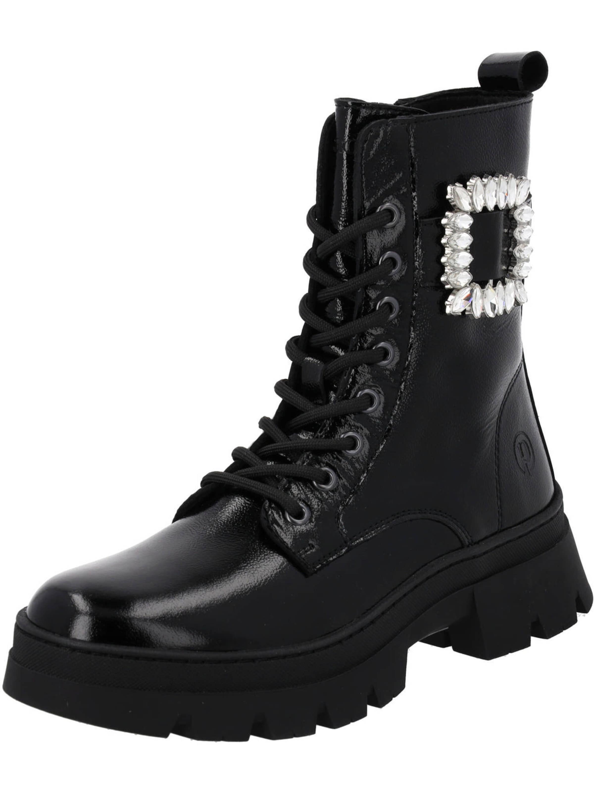 Palado Lace-up bootie 'Xorag' in Black: front