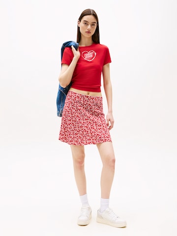 Tommy Jeans Rok in Rood