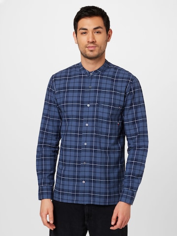 Coupe regular Chemise TOMMY HILFIGER en bleu : devant