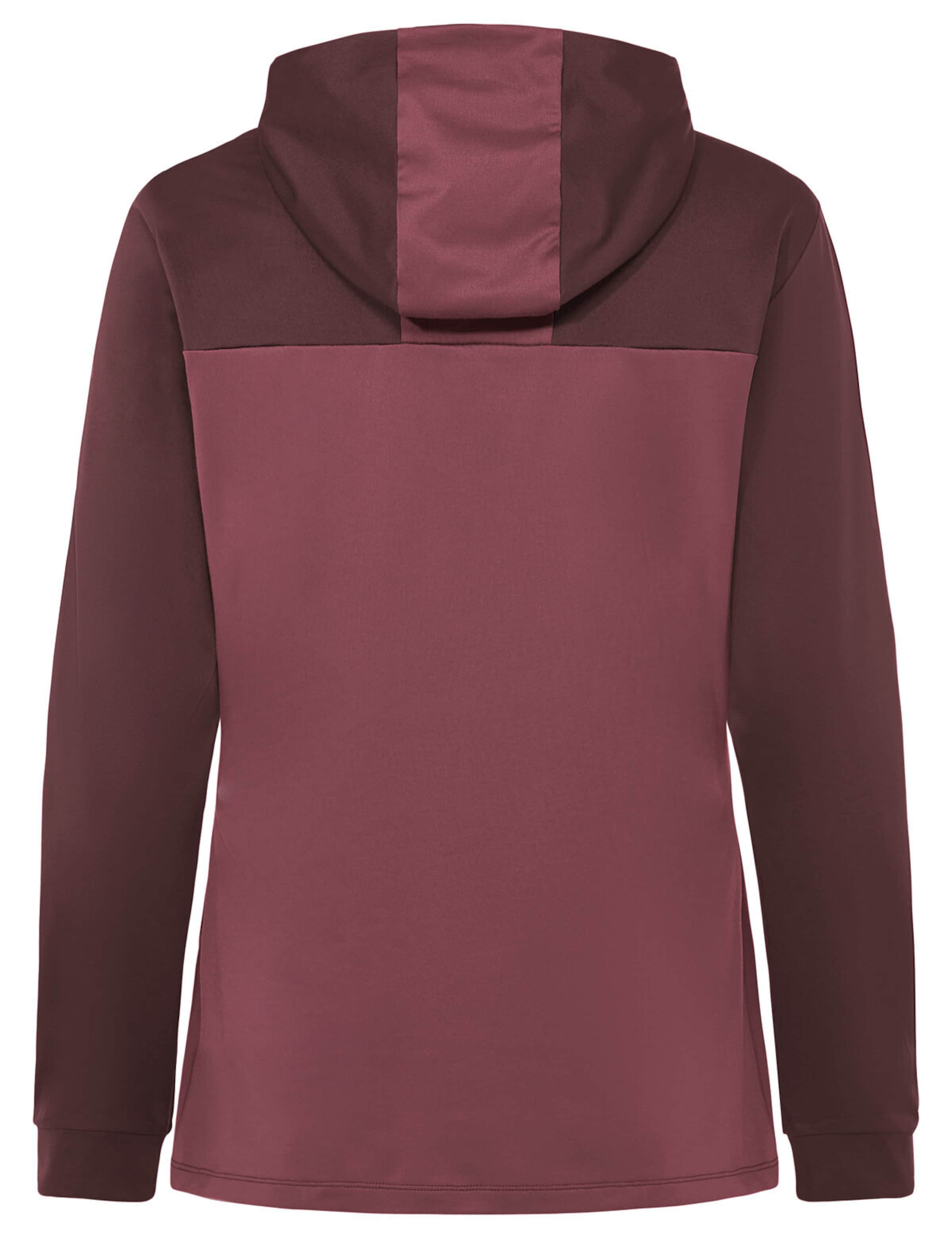 VAUDE Sportief sweatshirt 'Qimsa' in Rood