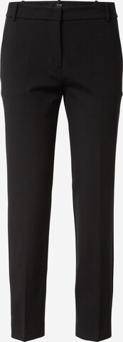 PINKO Regular Pleated Pants 'BELLO' in Black: front