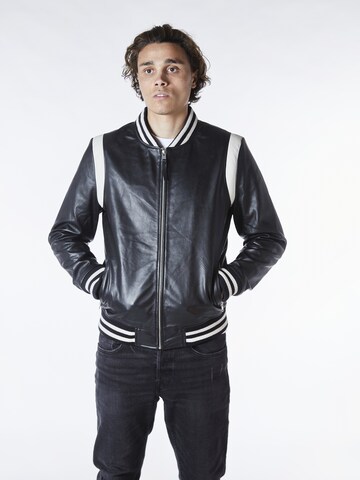 Bolongaro Trevor Overgangsjakke 'Teddy Bomber' i sort: forside