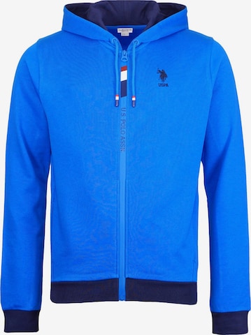 U.S. POLO ASSN. Sweatjacke in Blau: Vorderseite