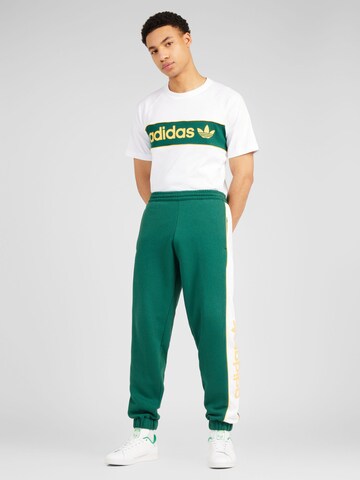 ADIDAS ORIGINALS Tapered Trousers in Green