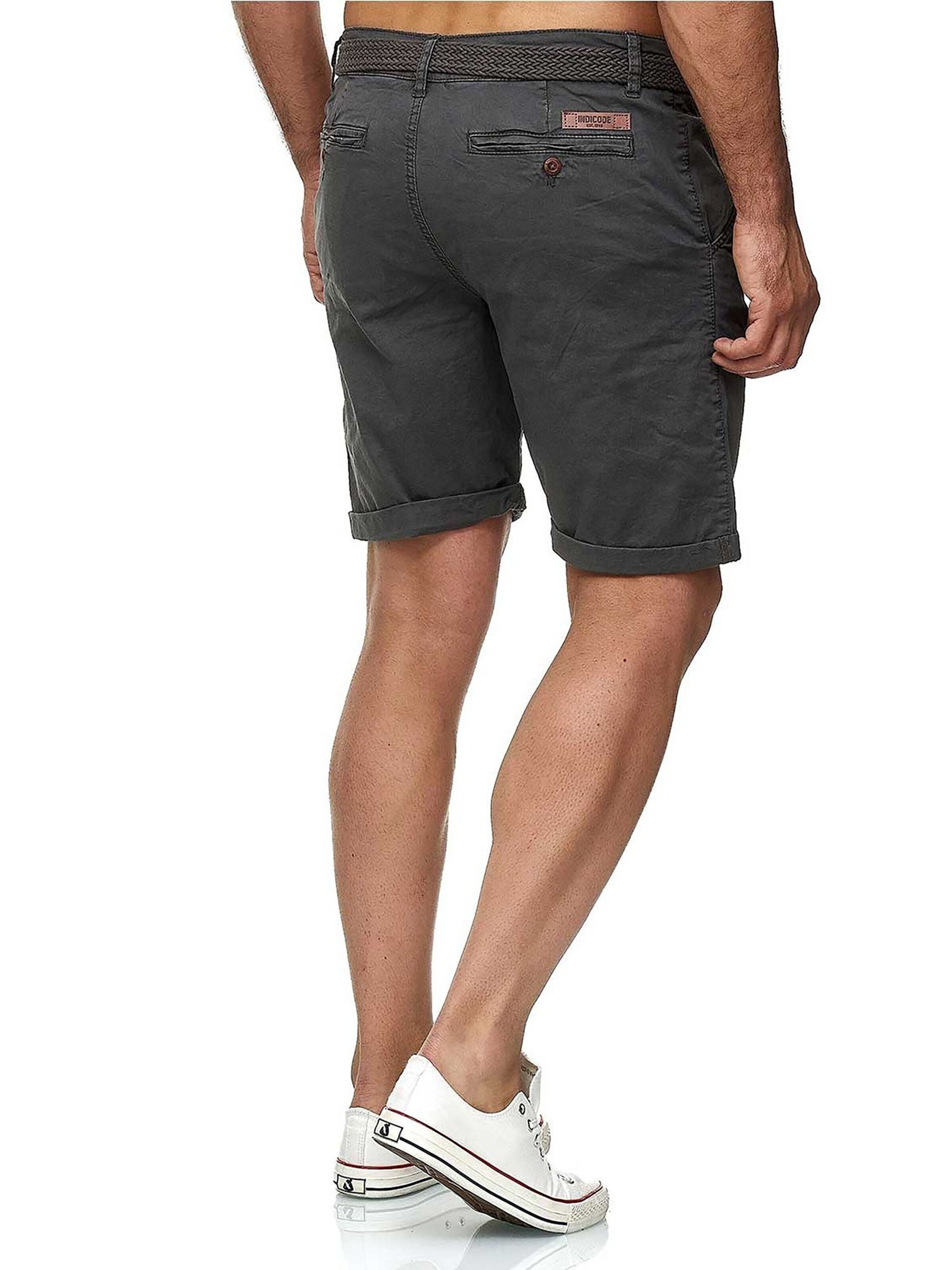 INDICODE Regular Pants 'Indicode Conor' in Grey