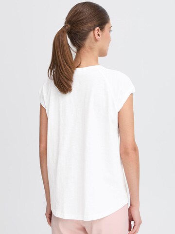 PULZ Jeans T-Shirt ' PZViktoria' in Weiß