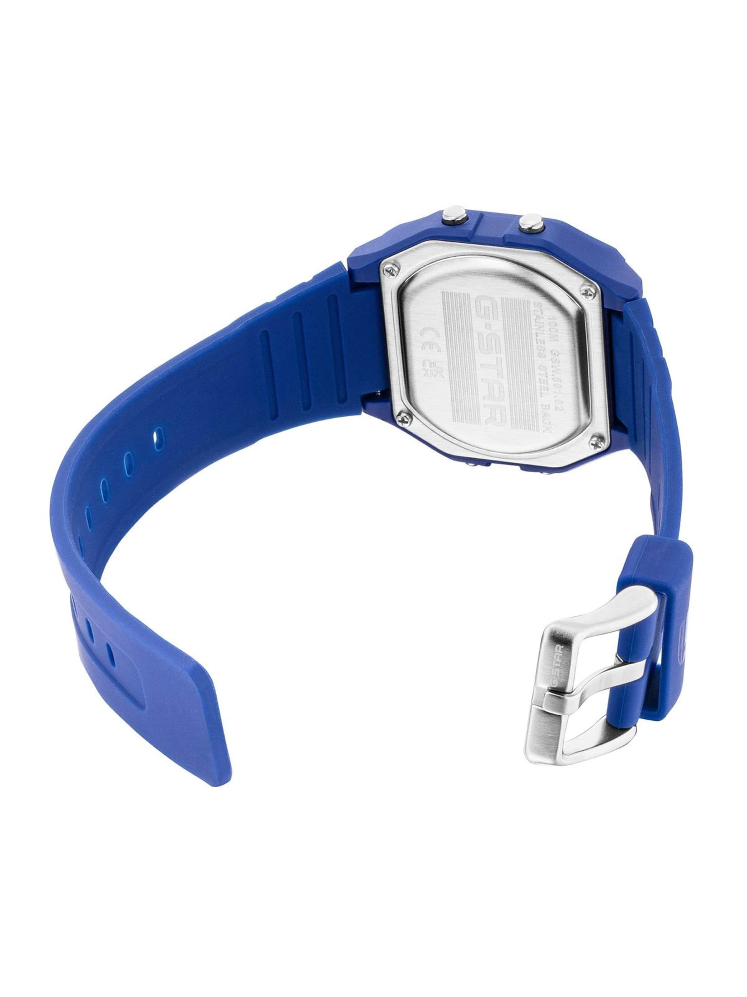 G-STAR Digitální hodinky 'Electronic watch Gridline' – modrá