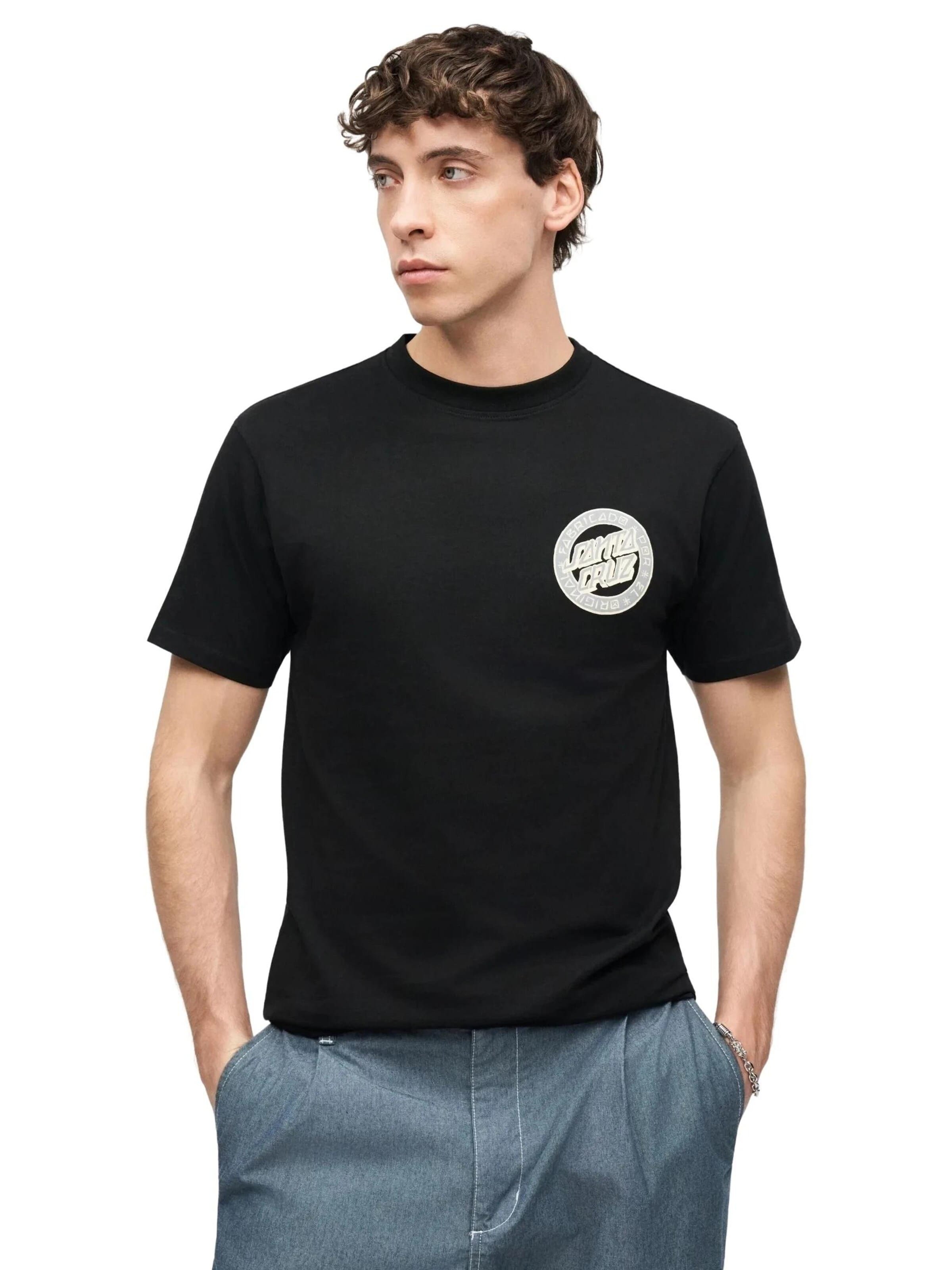Santa Cruz - Camisa 'Camiseta santa cruz negra loco dot tee' em preto: frente