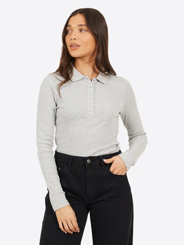 BRAVE SOUL Shirt in Grijs: voorkant