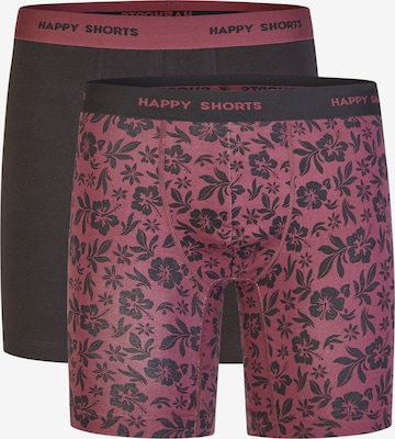Happy Shorts Boxer shorts ' Jersey Long ' in Red: front