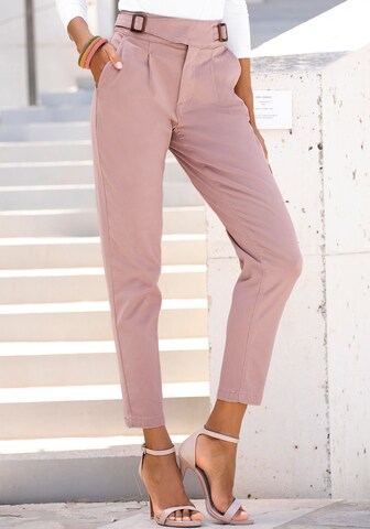 Tapered Jeans di BUFFALO in rosa: frontale