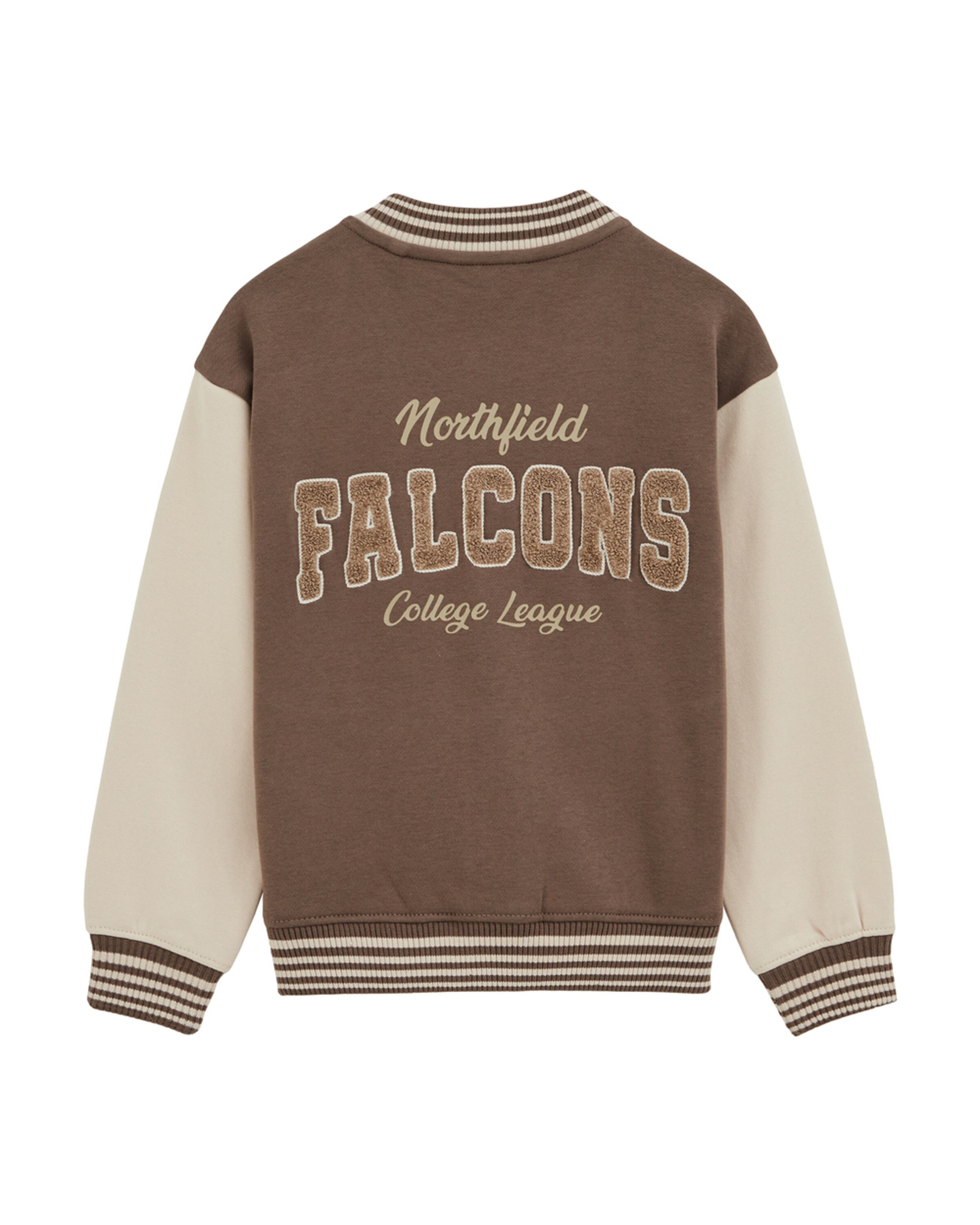 WE Fashion Prehodna jakna | rjava barva