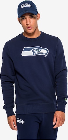 NEW ERA Urheilullinen collegepaita 'Team Seattle Seahawks' värissä sininen: etupuoli