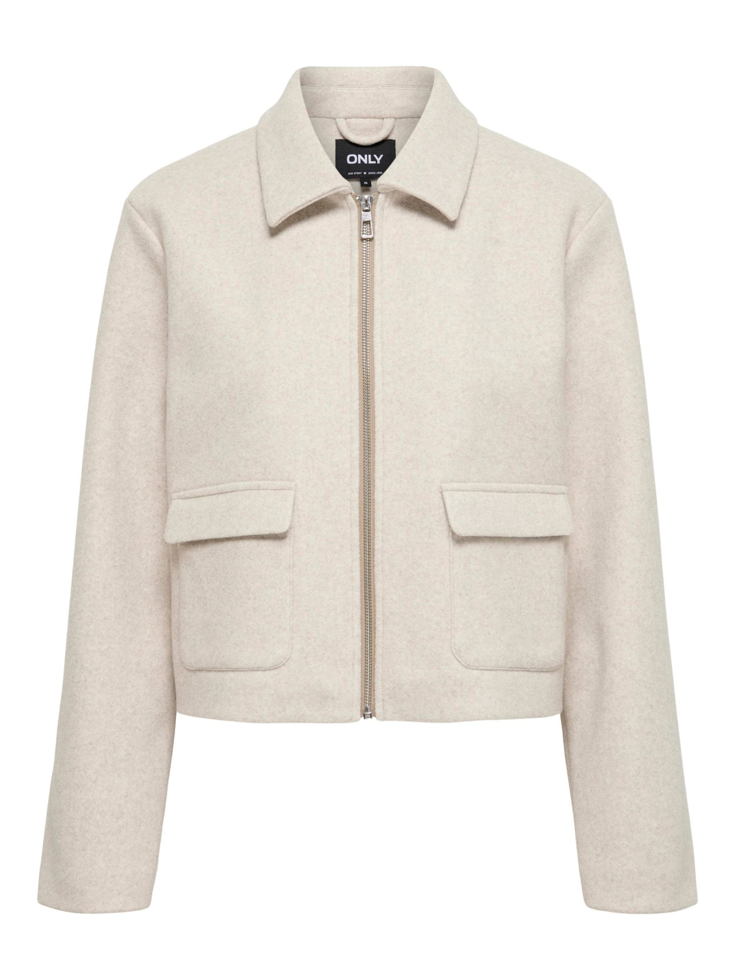 ONLY Jacke 'ONLVela' in Beige: Vorderseite