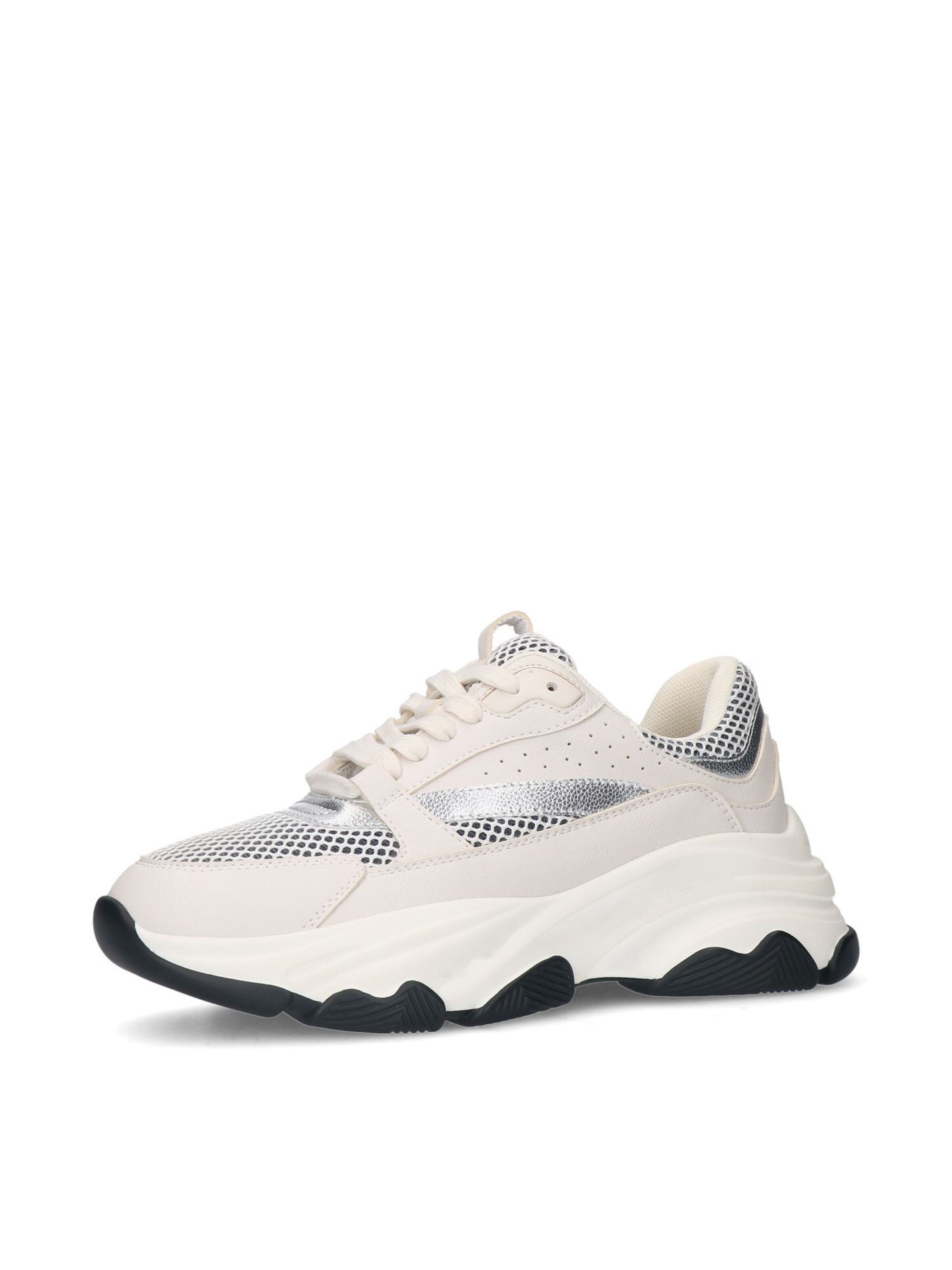 SACHA Sneakers in Black / Silver / White, Item view