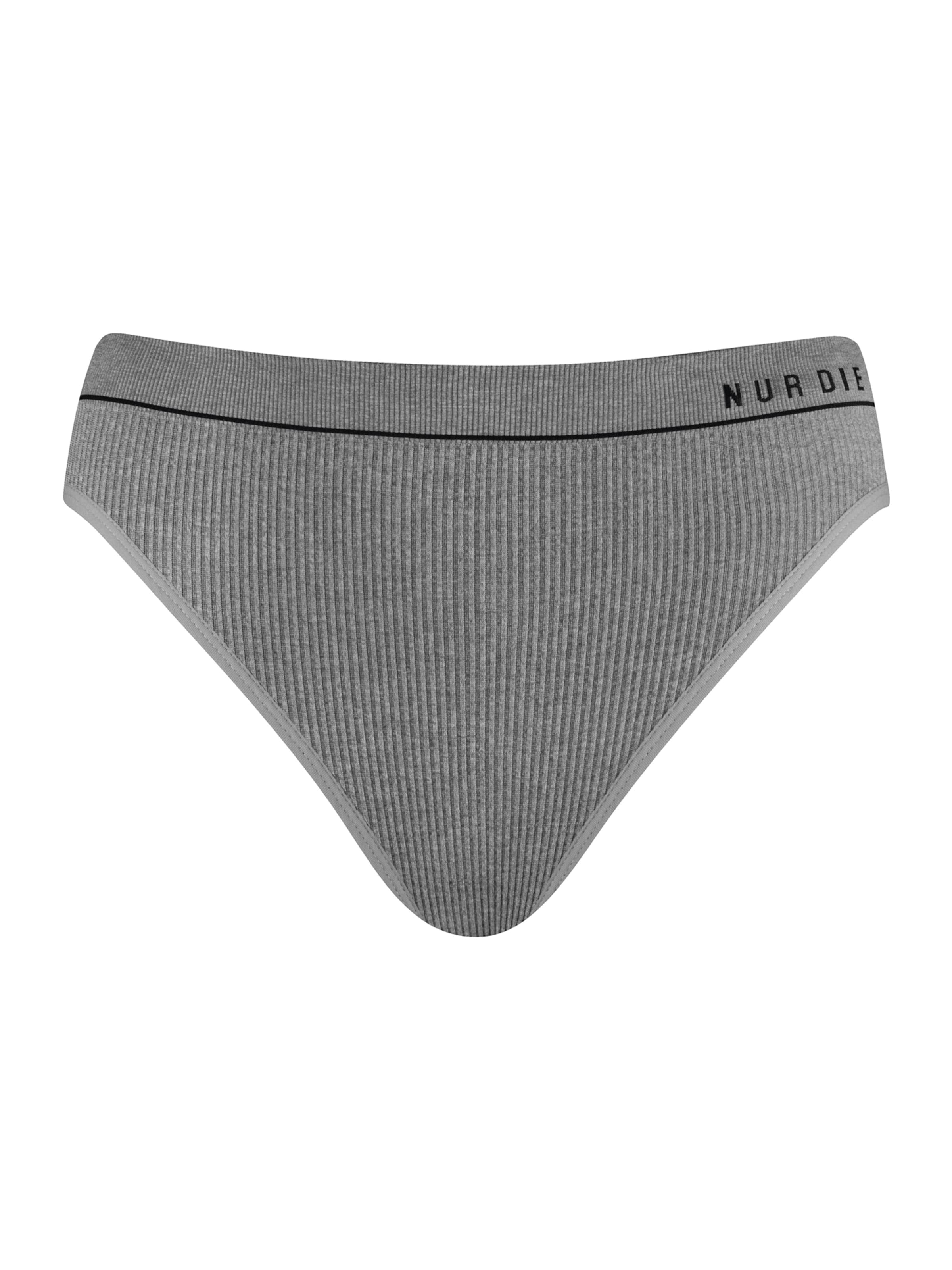 Nur Die - Braga 'Retro Slip' en gris: frente