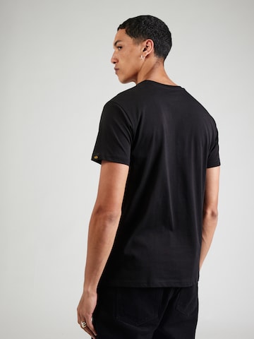 ALPHA INDUSTRIES Póló - fekete