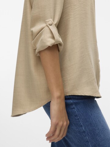VERO MODA Bluse 'VMMelaney' i beige