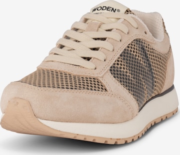 WODEN Sneakers 'Ronja' in Beige: front