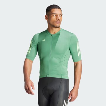 ADIDAS PERFORMANCE Jersey 'Tempo 3-Stripes' in Green: front