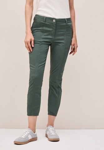 CECIL Slimfit Hose in Grün: Vorderseite