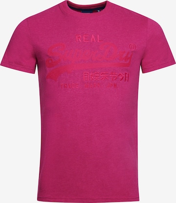 Superdry Tričko - ružová: predná strana