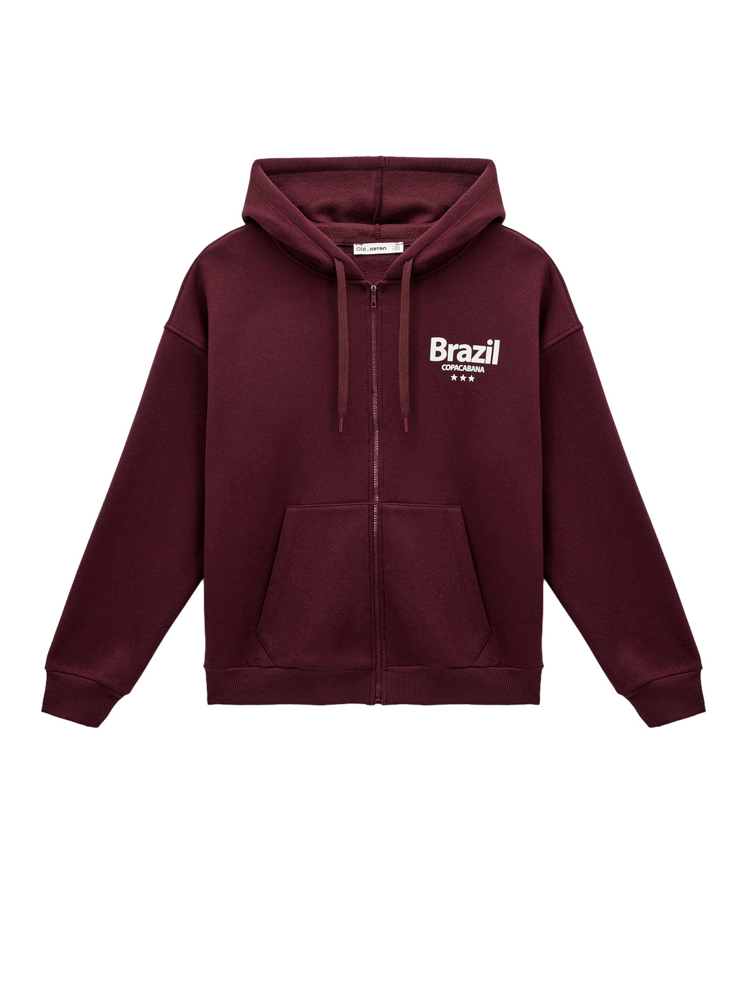 Koton Sweatvest in Rood: voorkant