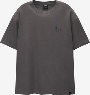 Pull&Bear Shirt in Grey: front