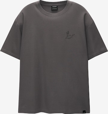 Pull&Bear T-Shirt in Grau: predná strana