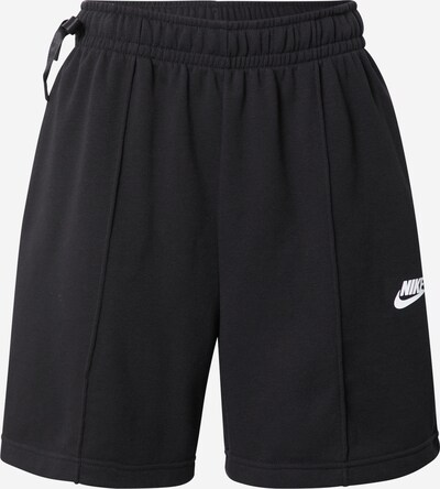 Nike Sportswear Calças em preto / branco, Vista do produto