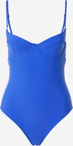 Calvin Klein Swimwear Balkonetové Jednodielne plavky 'ONE PIECE' - Modrá: predná strana