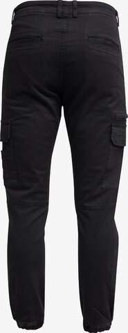 The Jokers Wide leg Cargo Pants in Black