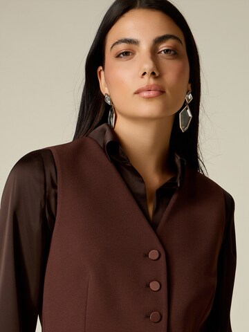 oltre Gilet in Bruin